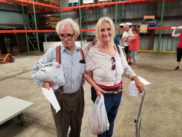 Helped at the Jacksonville Pet Food Bank